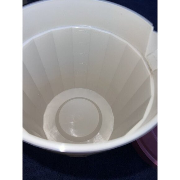 PackerWare Vintage Made In USA 1.5 Quart Plastic Handled Pitcher & 3 Cups - Picture 6 of 11